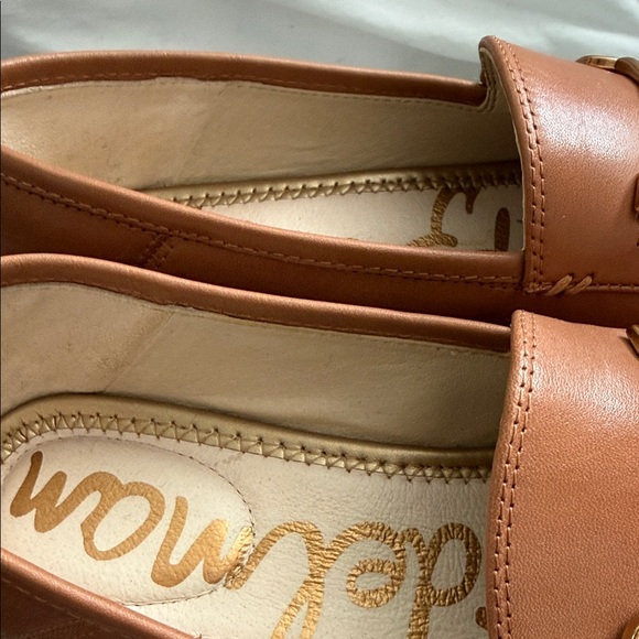 Sam Edelman Men's Cognac Leather Horsebit Loafers - Picture 4 of 7